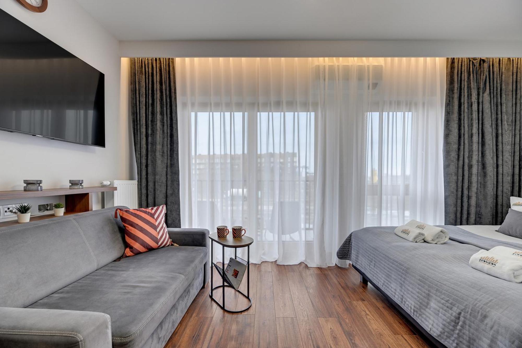 Nadmotlawie Riverside - Sauna, Gym & Parking By Downtown Apartment Danzig